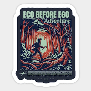 ECO BEFORE EGO Sticker